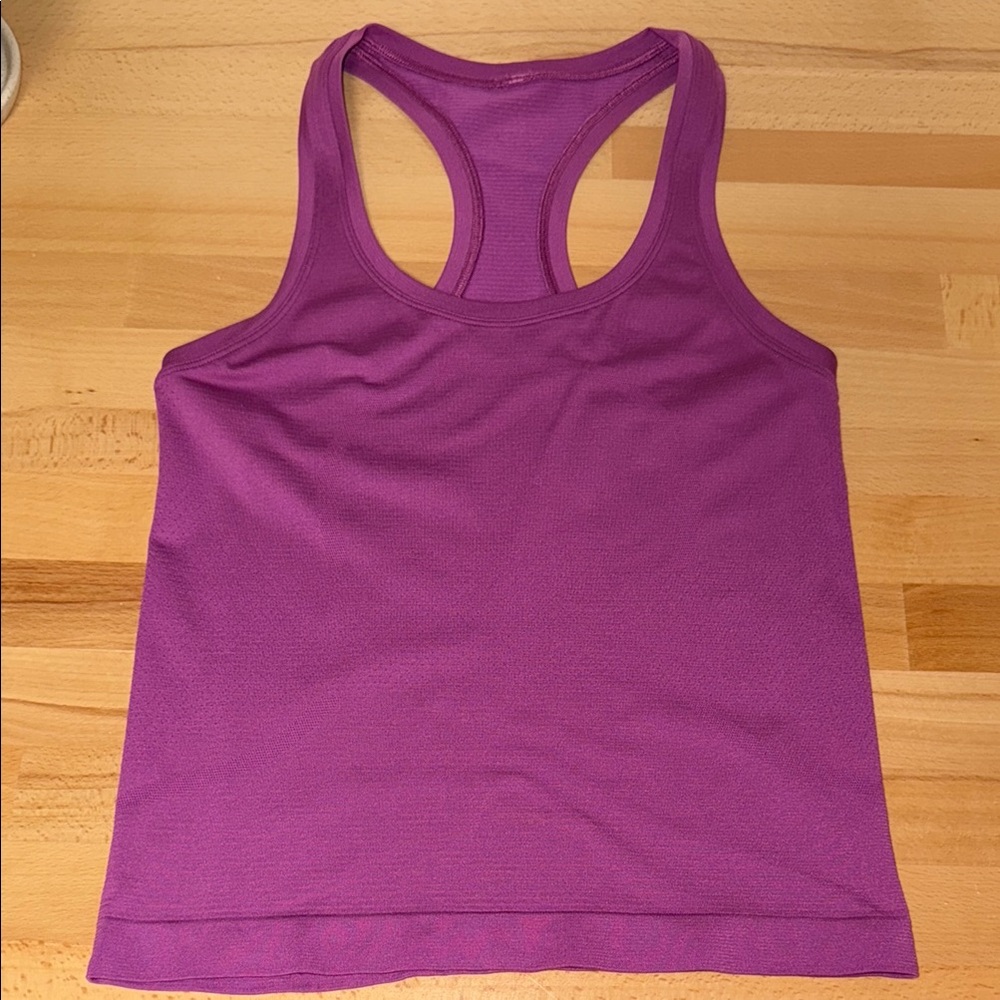 Purple Racerback Tank Top